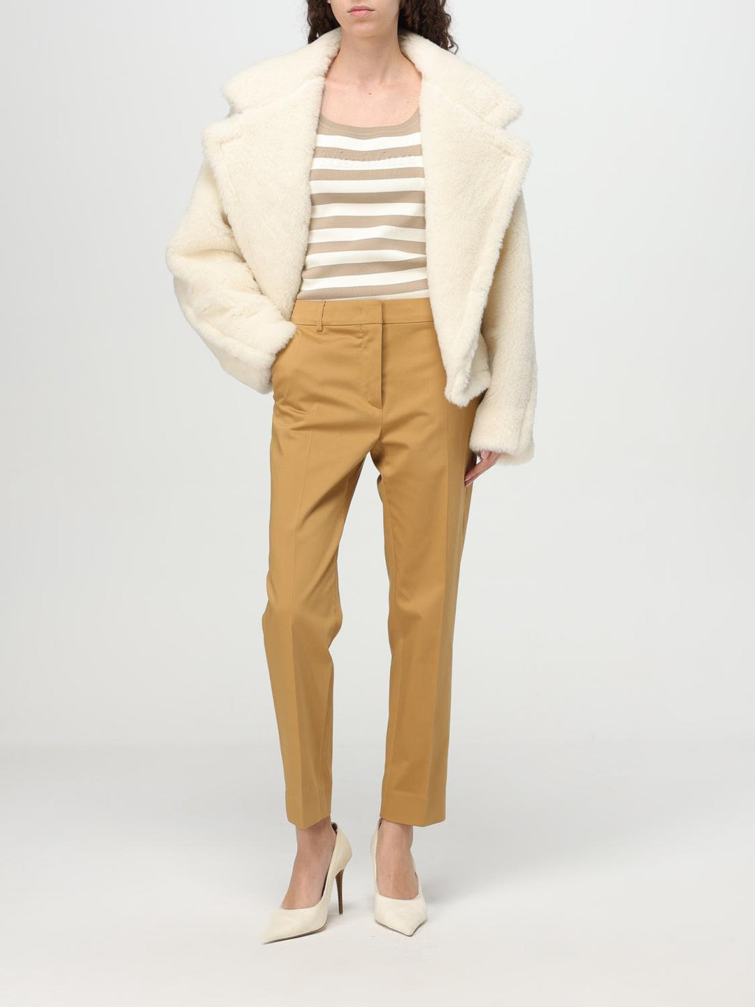 Max Mara Coat Woman White