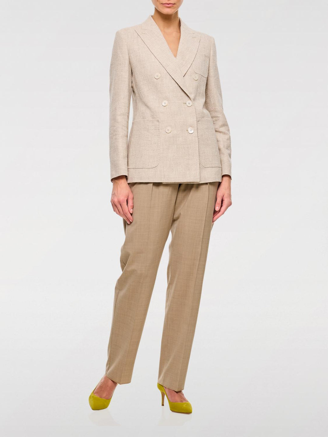 Max Mara Pants Woman Beige