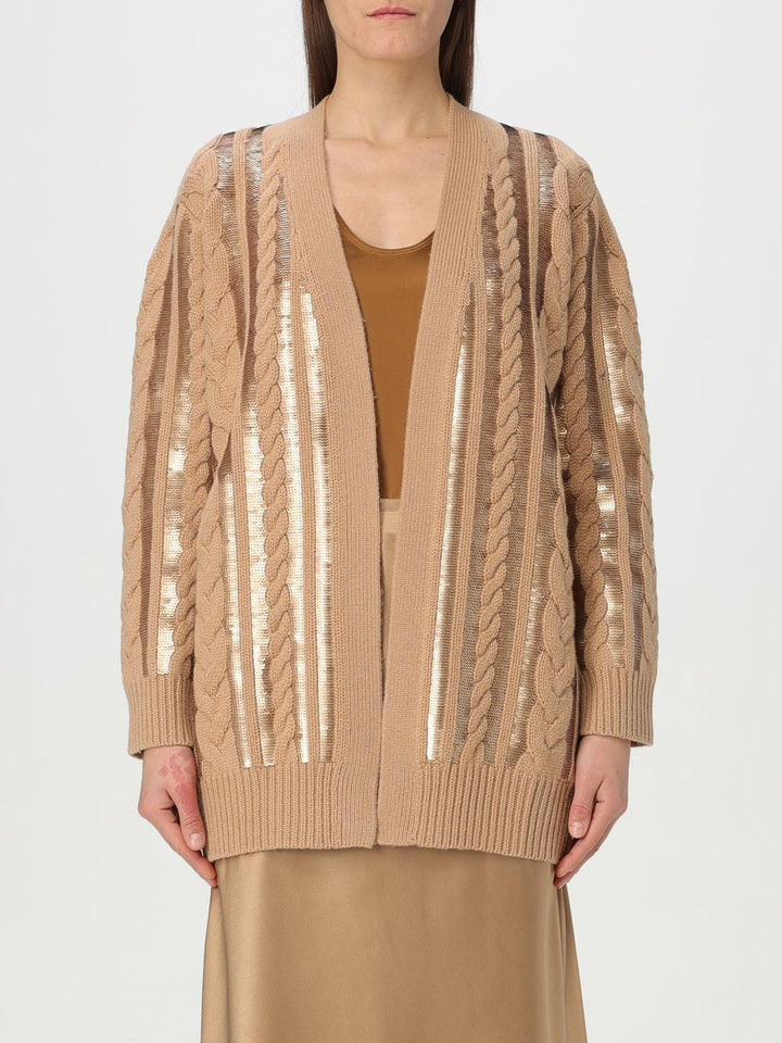 Max Mara Cardigan Woman Brown