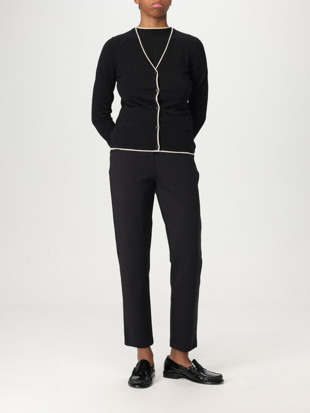 Max Mara Pants Woman Black