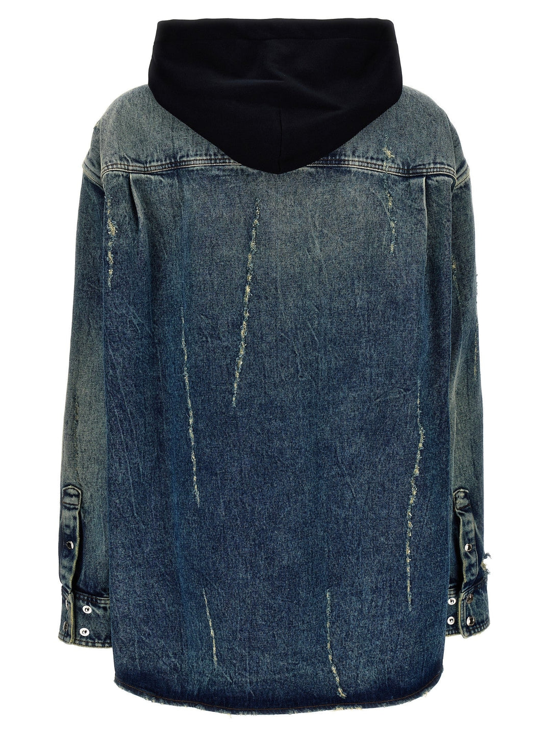 Dolce &amp; Gabbana Denim Hooded Overshirt