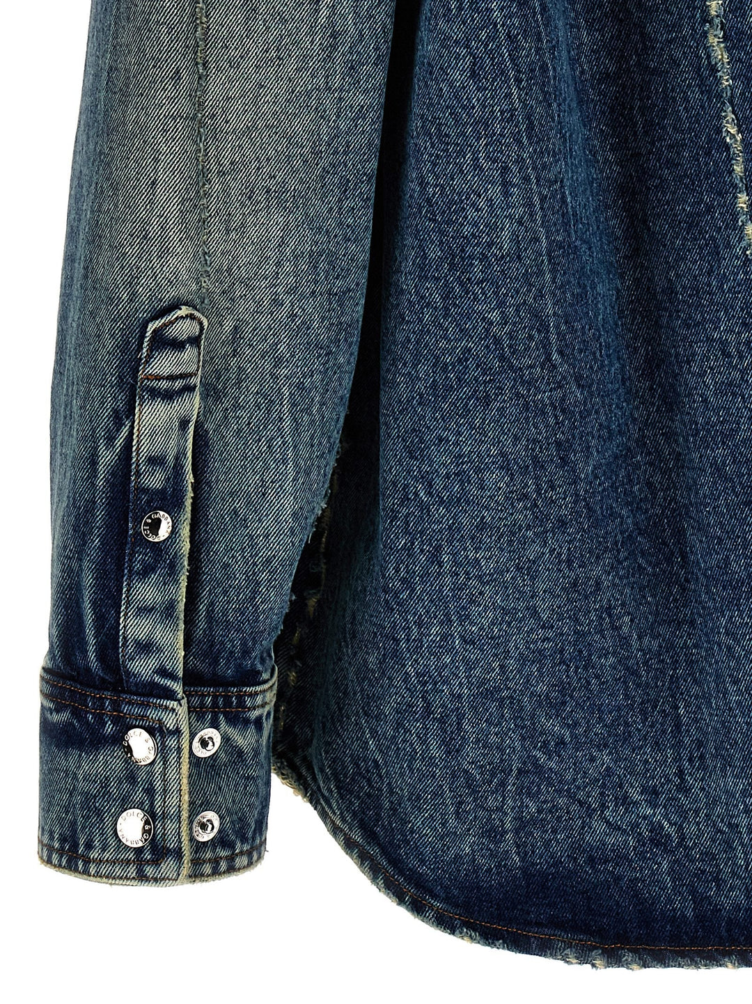 Dolce &amp; Gabbana Denim Hooded Overshirt