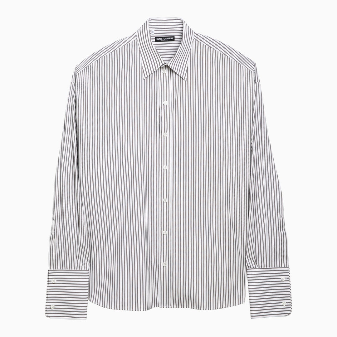 Dolce&amp;Gabbana Striped Over Shirt In Poplin