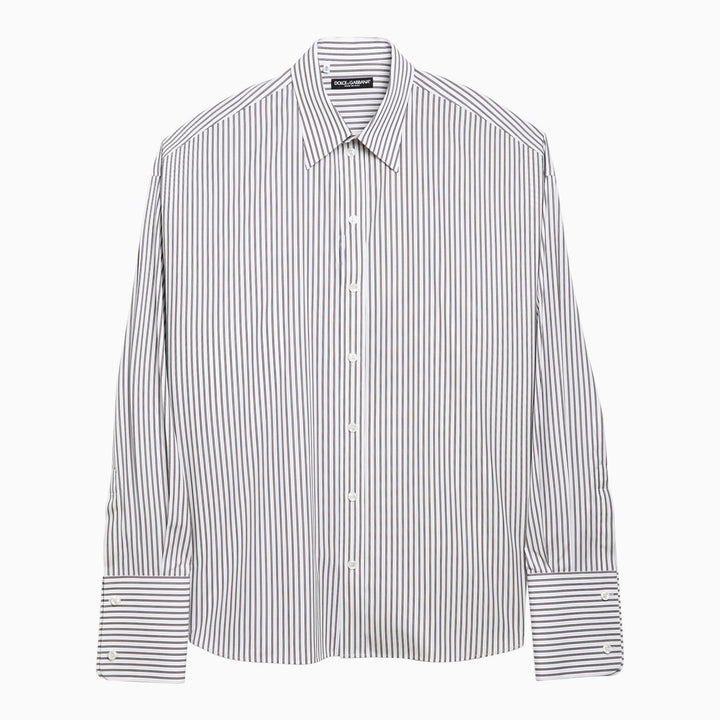 Dolce&amp;Gabbana Striped Over Shirt In Poplin