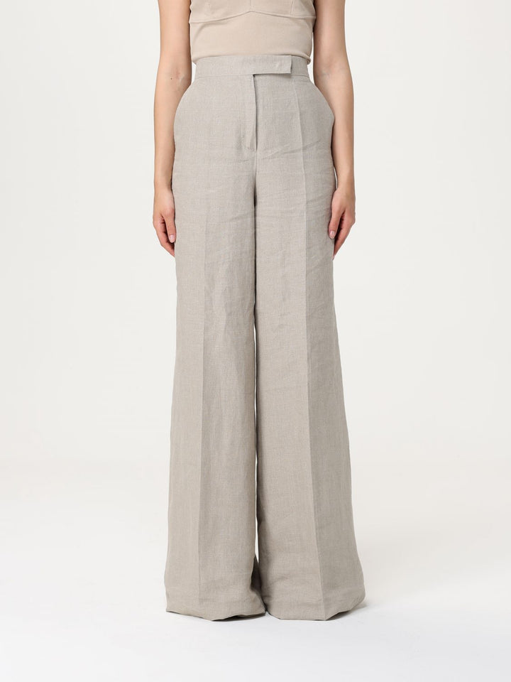 Max Mara Pants Woman Natural