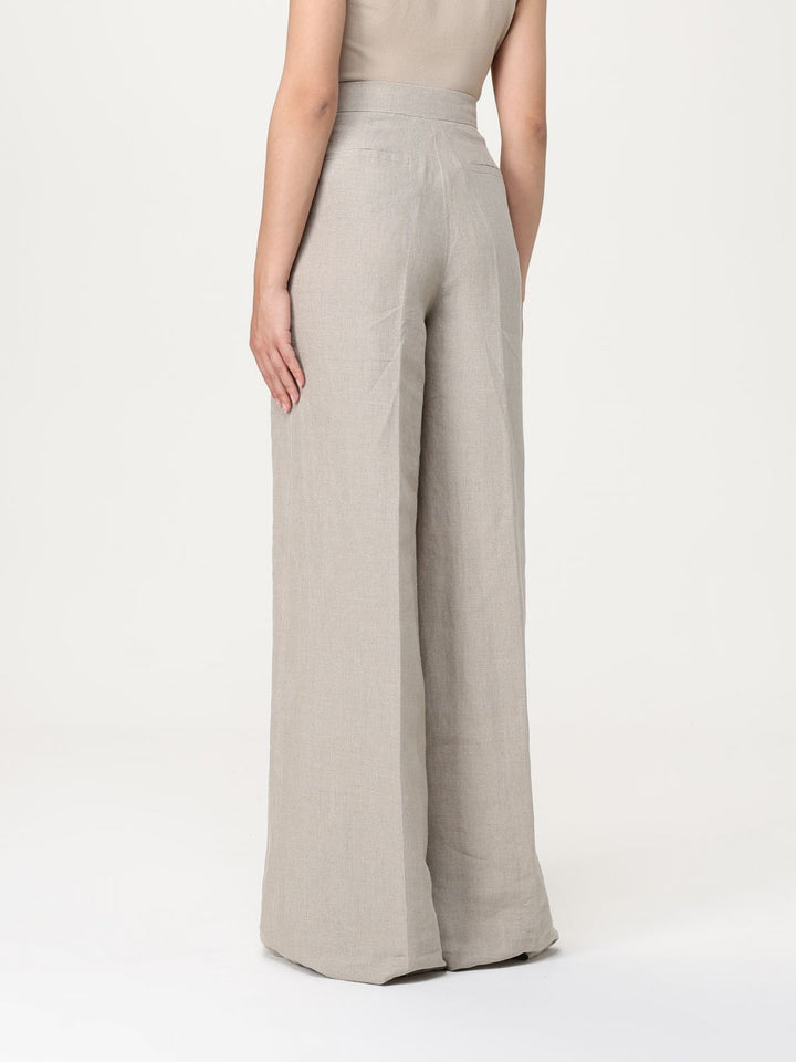 Max Mara Pants Woman Natural