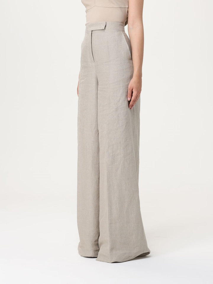 Max Mara Pants Woman Natural