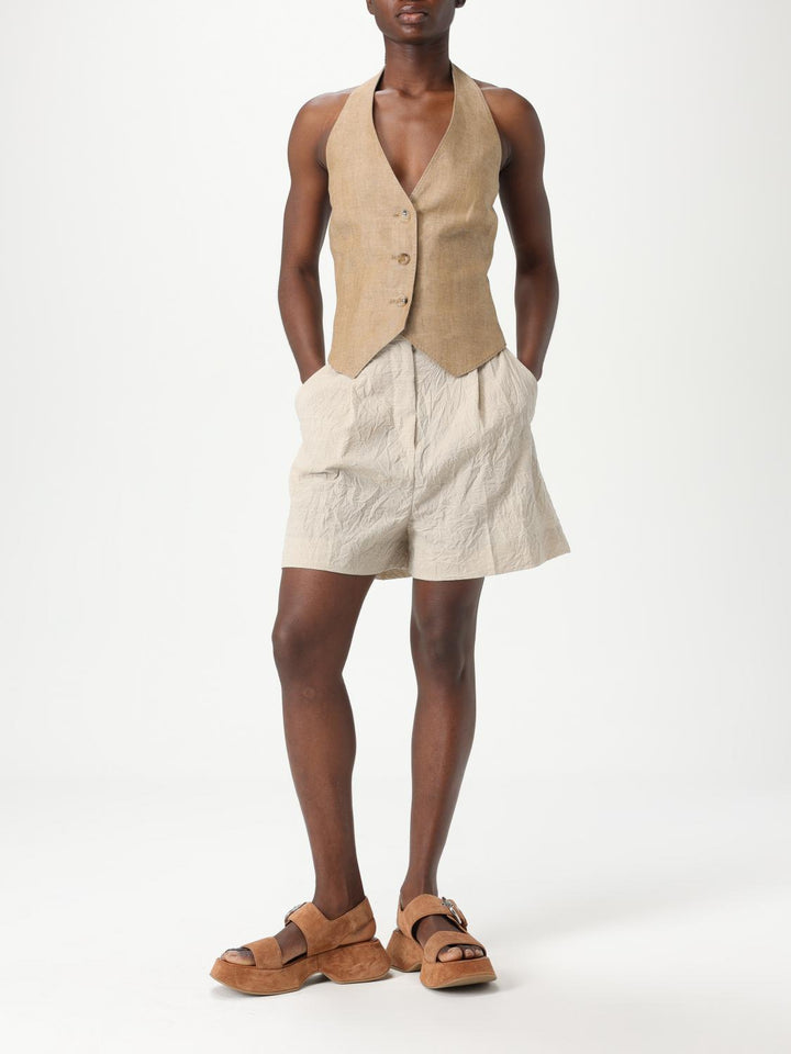 Max Mara Shorts Woman Beige