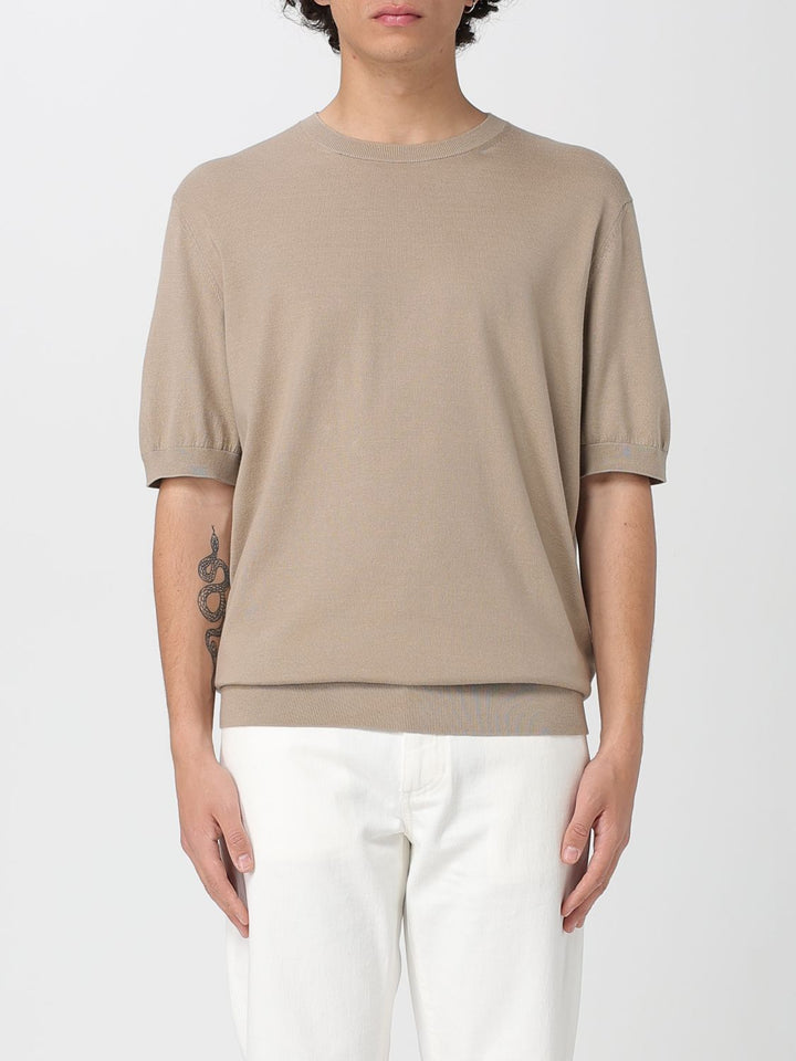 Zegna T-Shirt Men Beige