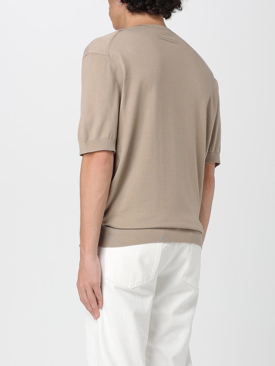 Zegna T-Shirt Men Beige