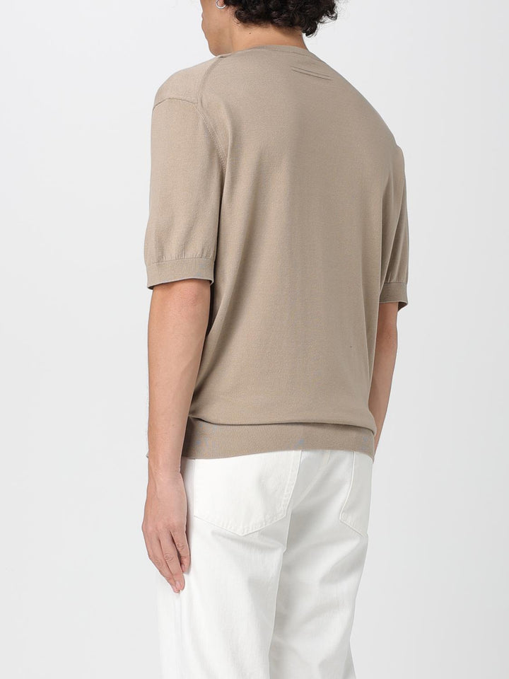 Zegna T-Shirt Men Beige