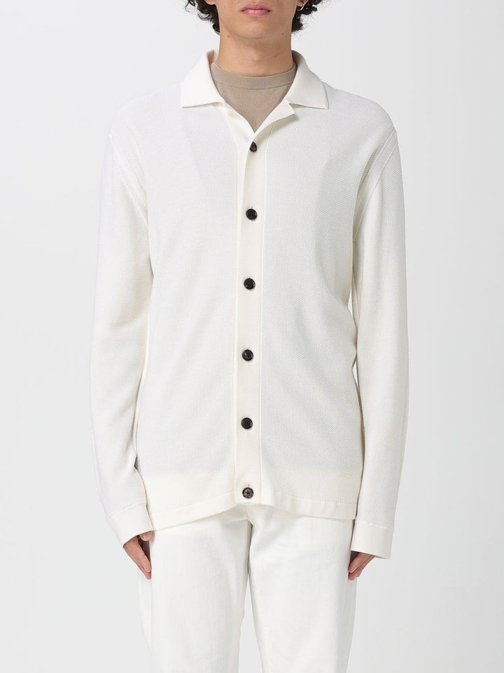 Zegna Cardigan Men Yellow Cream