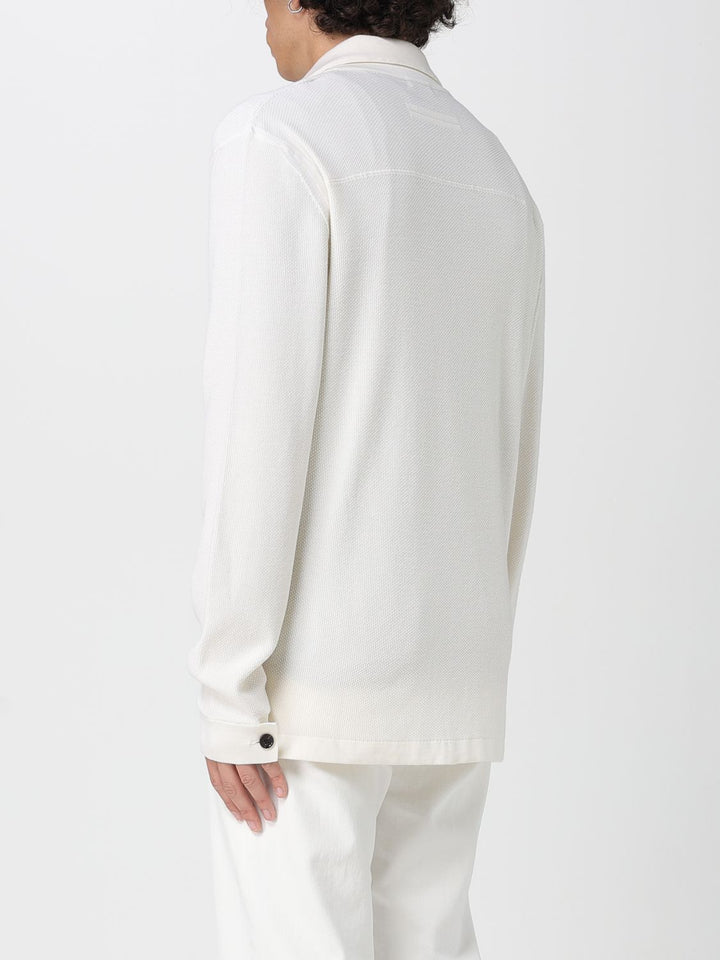 Zegna Cardigan Men Yellow Cream