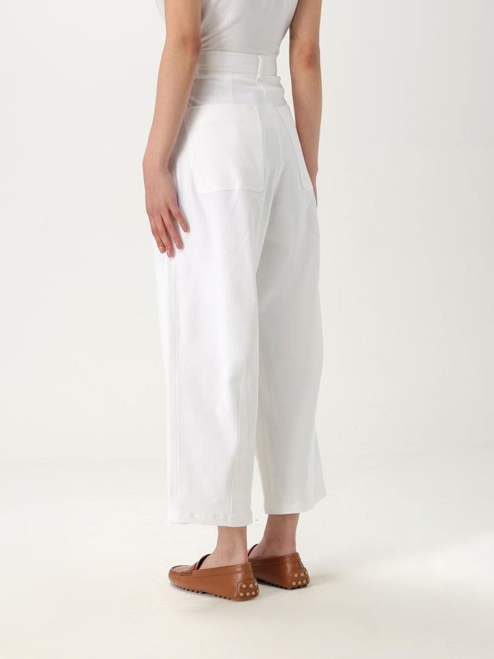 Max Mara Pants Woman White
