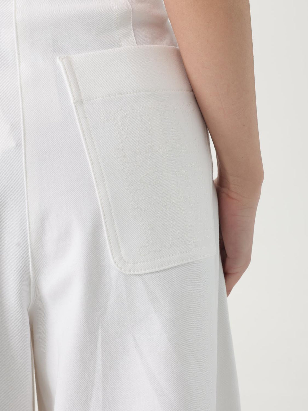 Max Mara Pants Woman White