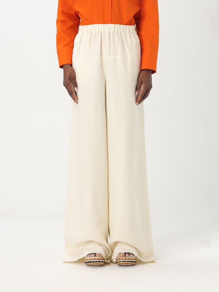 Max Mara Pants Woman White