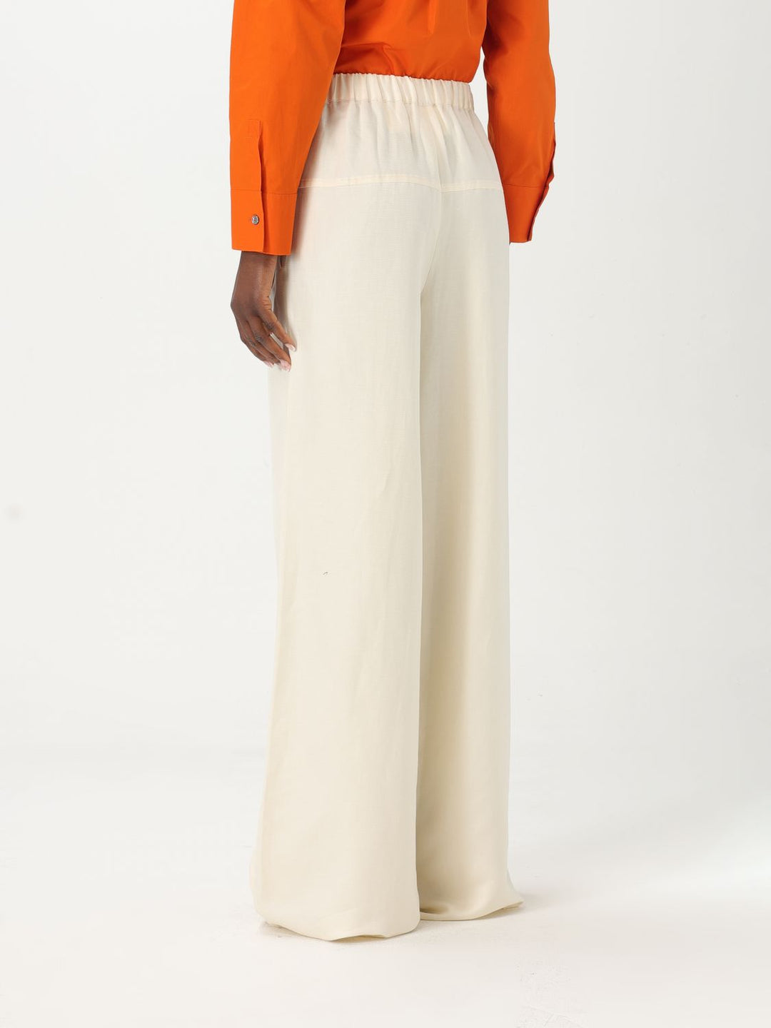 Max Mara Pants Woman White