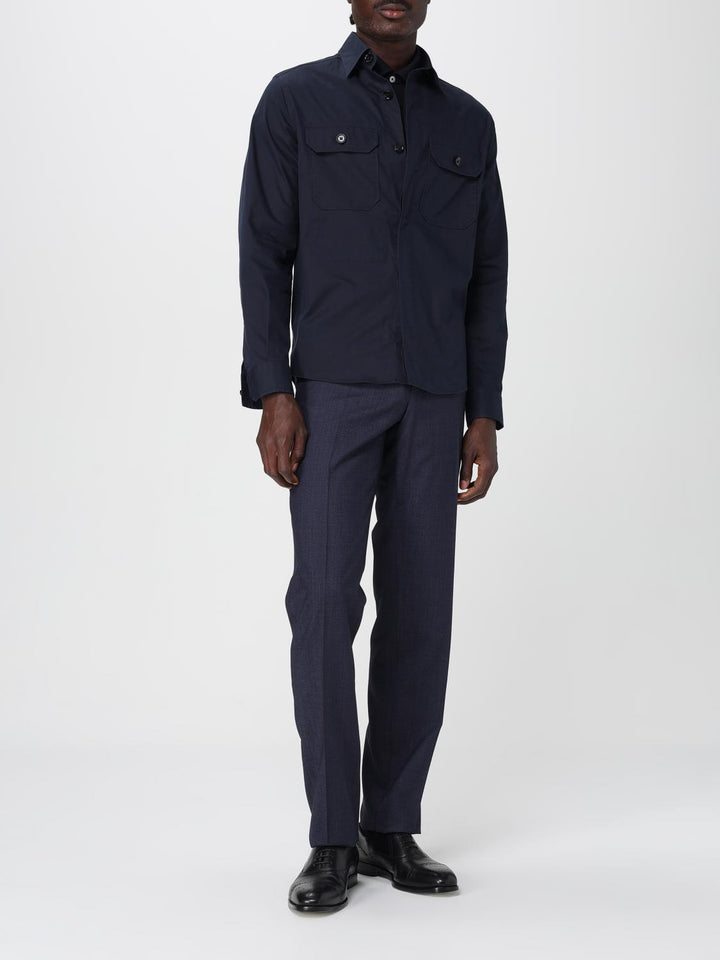 Zegna Shirt Men Blue