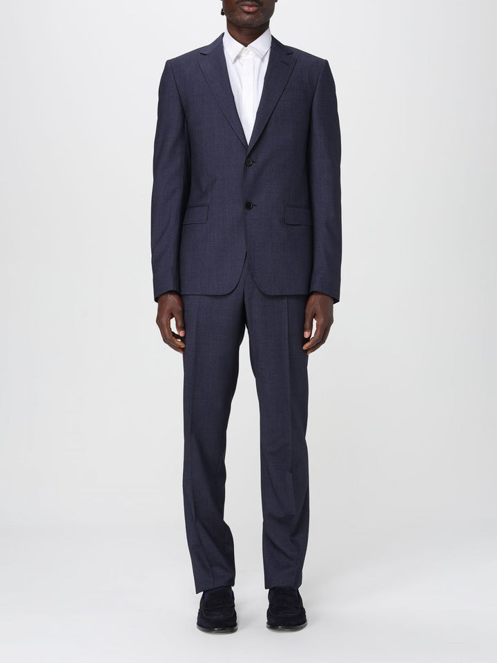 Zegna Suit Men Blue