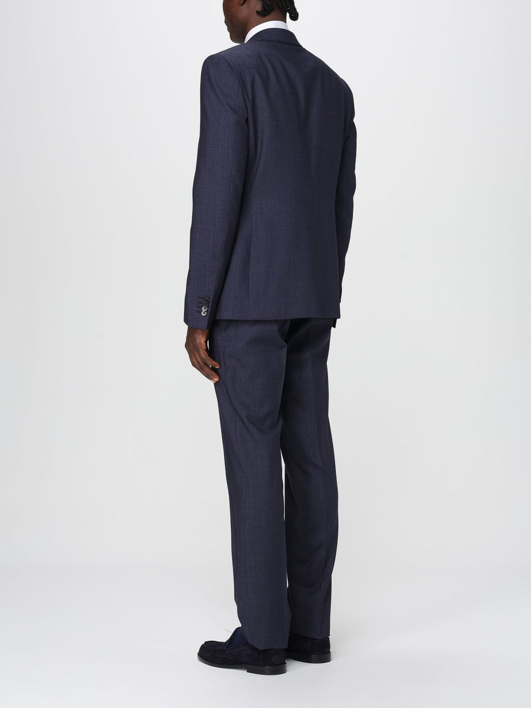 Zegna Suit Men Blue