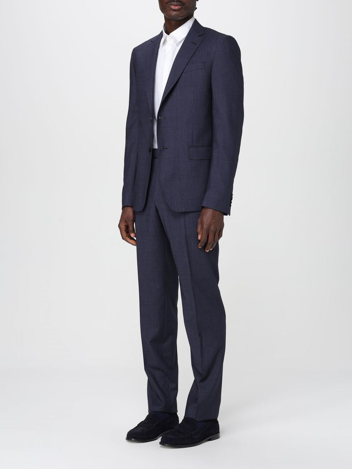 Zegna Suit Men Blue