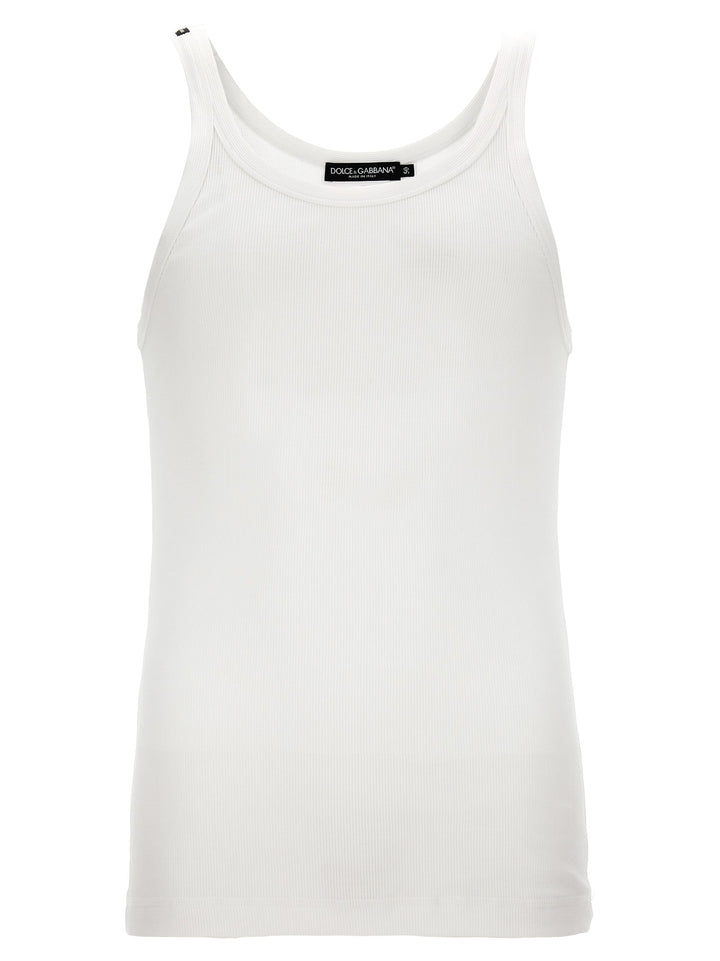 Dolce & Gabbana Men Ribbed Tank Top