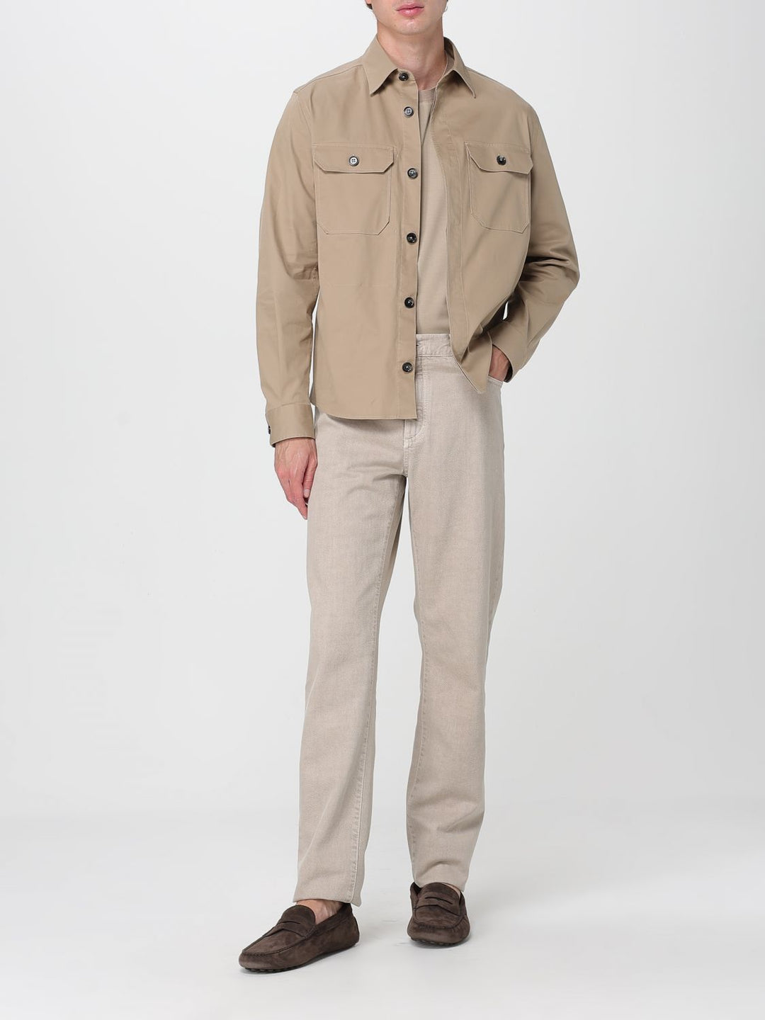 Zegna Jeans Men Beige
