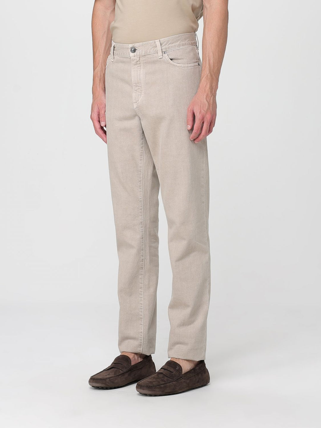 Zegna Jeans Men Beige