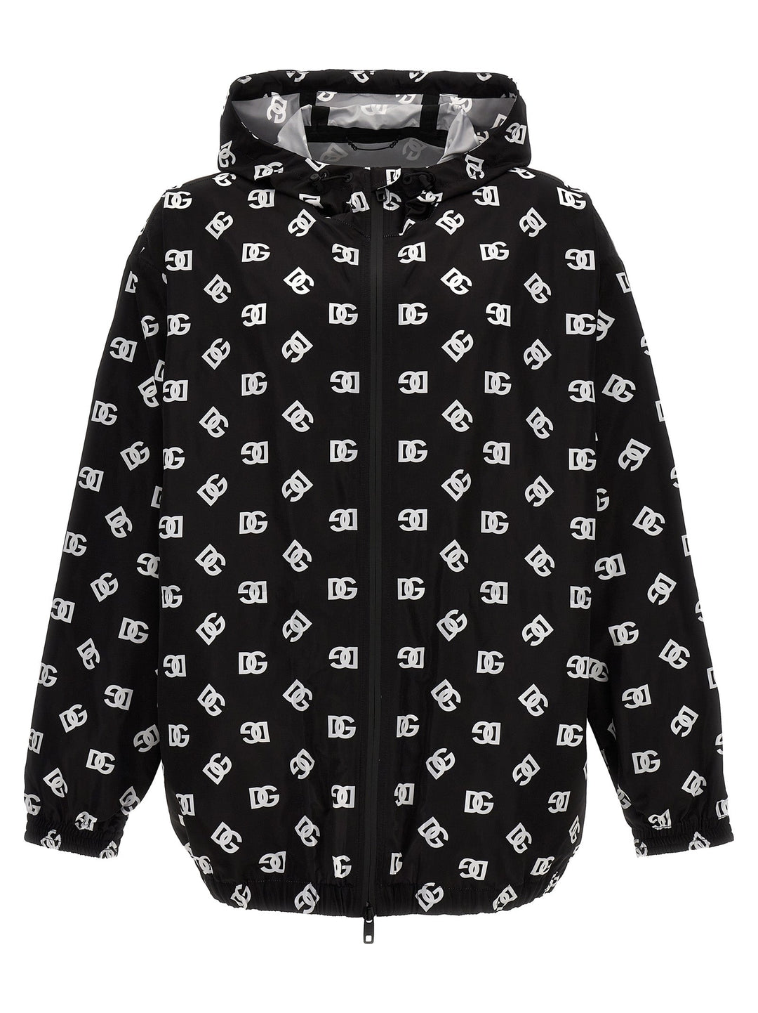 Dolce &amp; Gabbana Logo Print Hooded Jacket