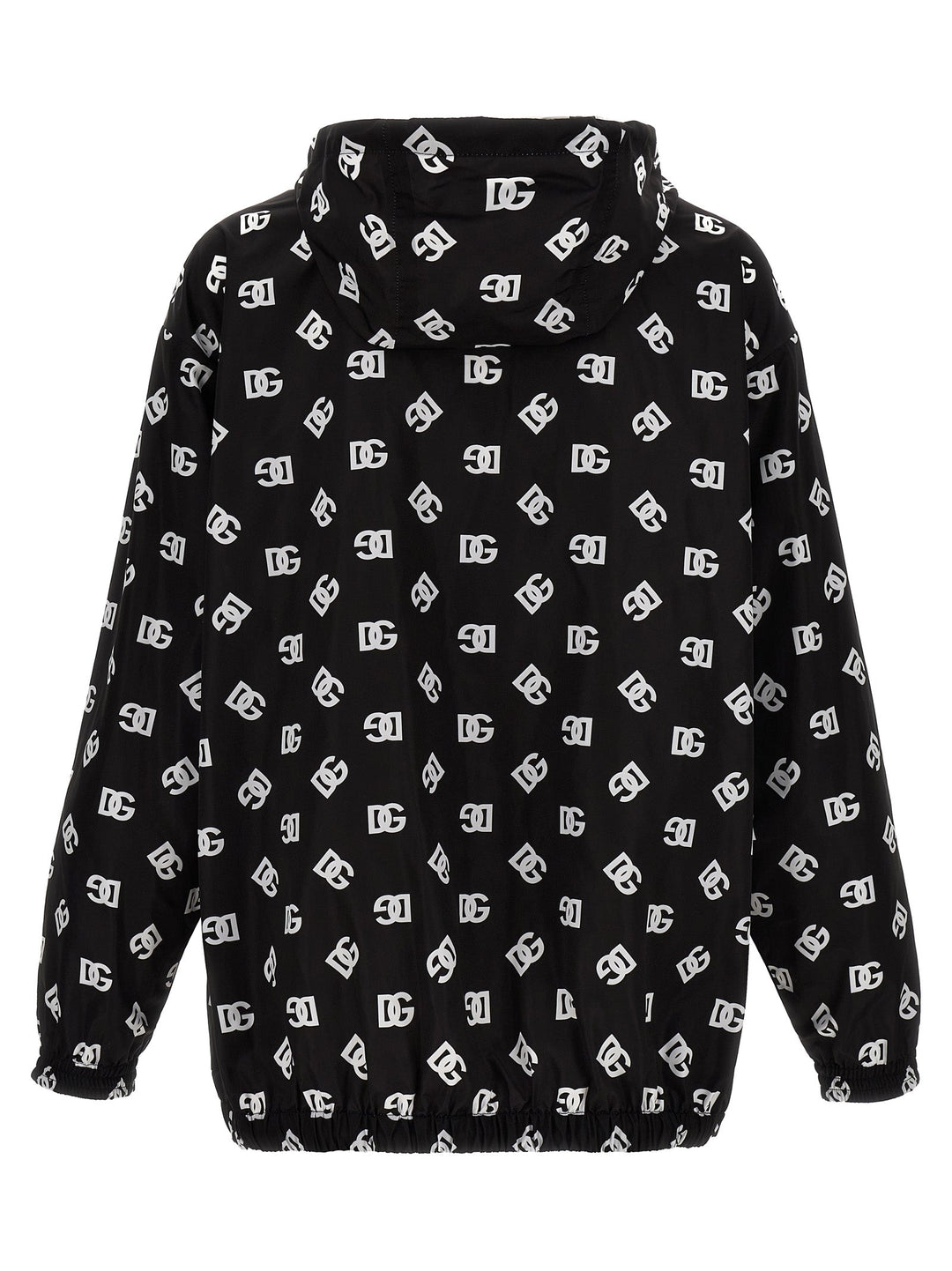 Dolce &amp; Gabbana Logo Print Hooded Jacket