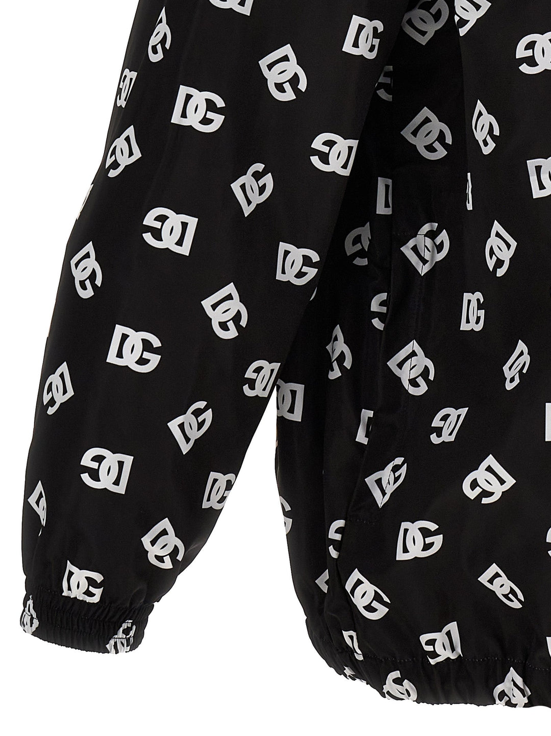 Dolce &amp; Gabbana Logo Print Hooded Jacket