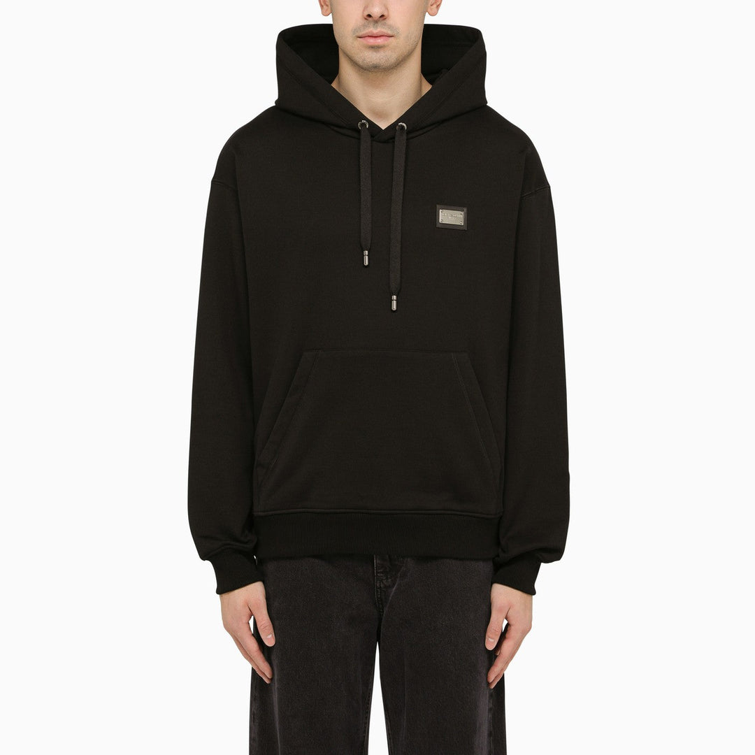 Dolce&amp;Gabbana Black Hoodie With Logo