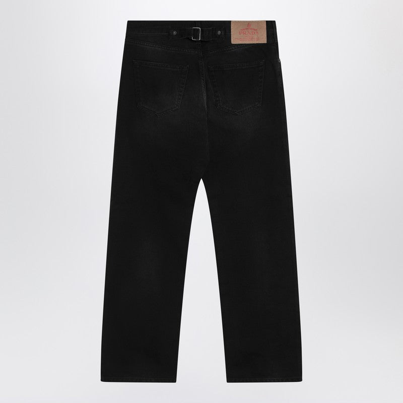 Prada Black Straight Jeans Men