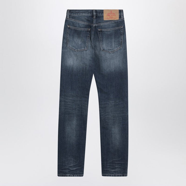 Prada Blue Washed-Out Jeans Women