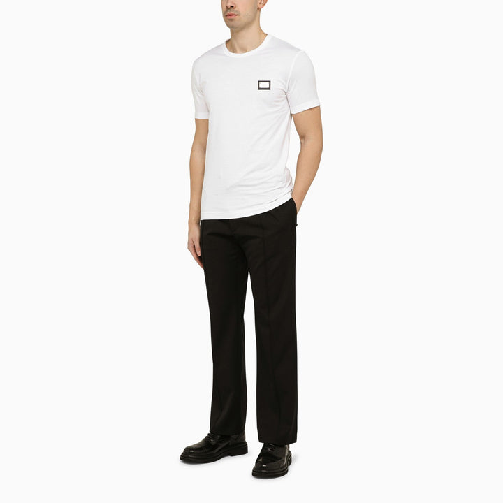 Dolce&amp;Gabbana Black Wool Soft Trousers