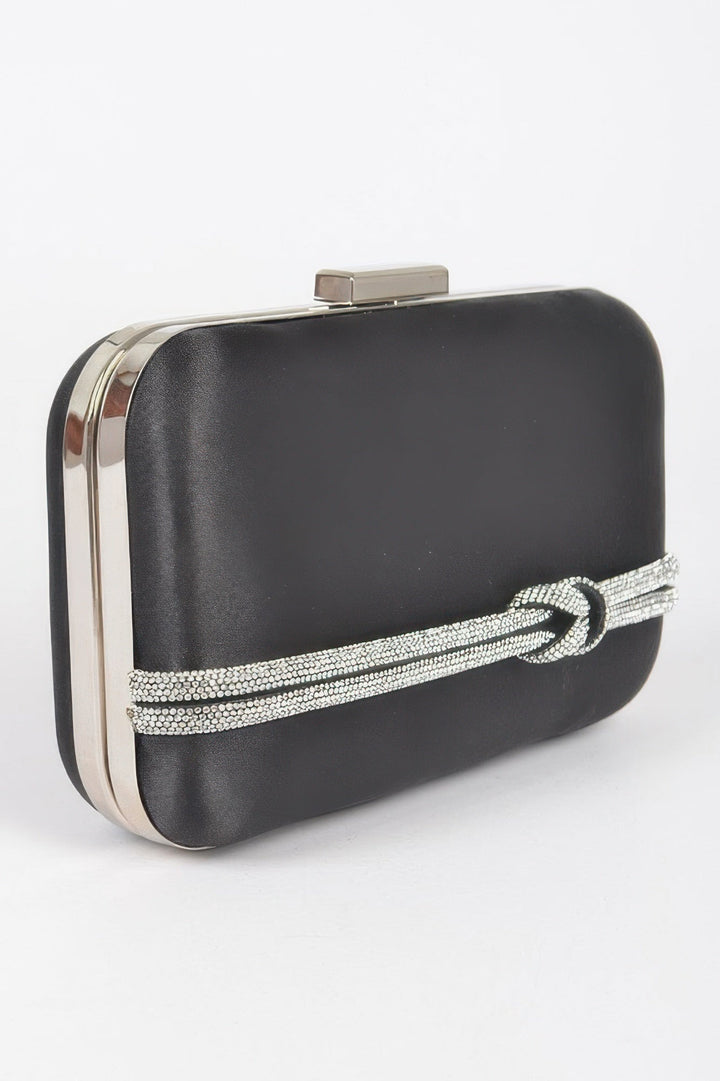 GRAMERCY Satin Frame Clutch | Luxury BYMANYC ® New York Style