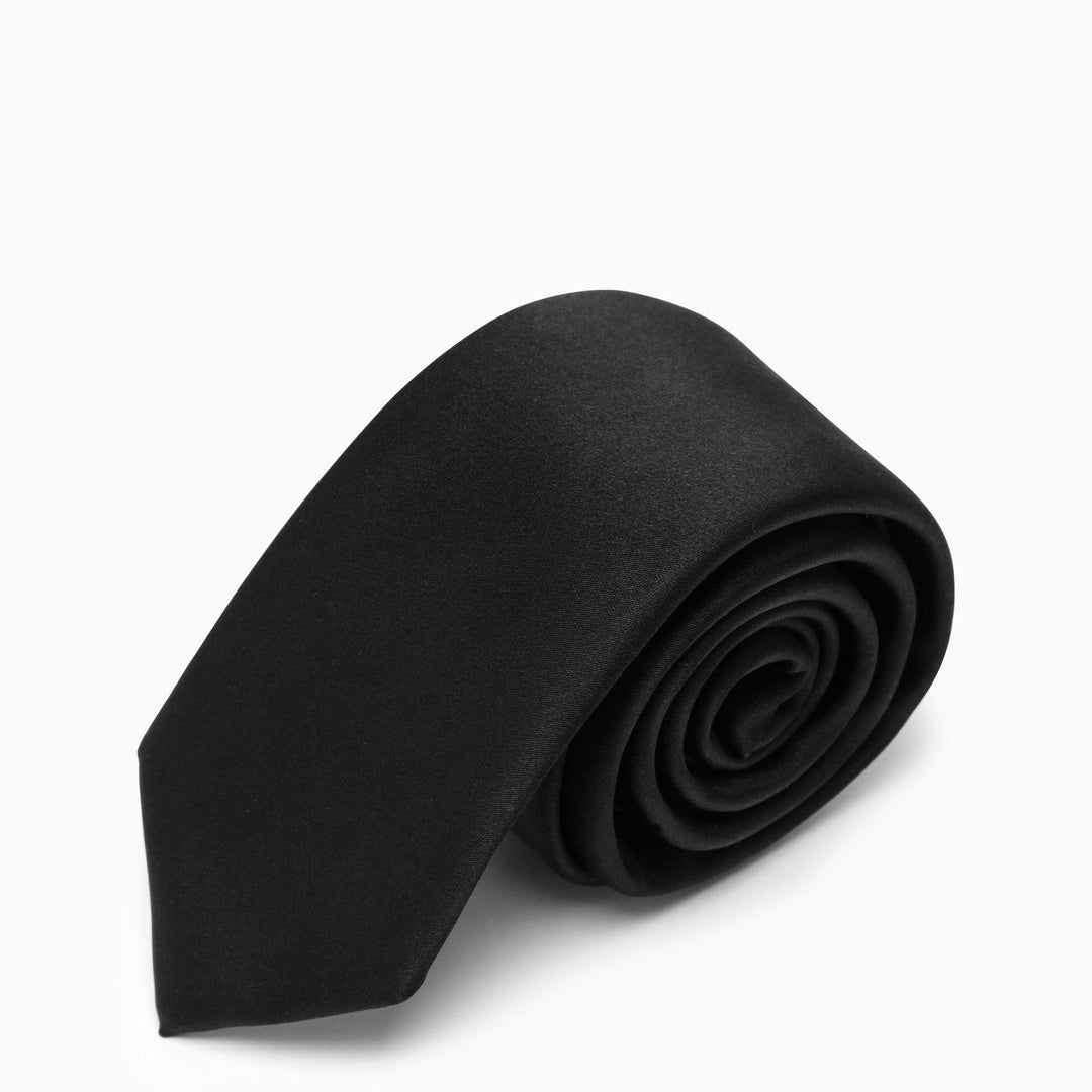 Dolce &amp; Gabbana Black Silk Tie
