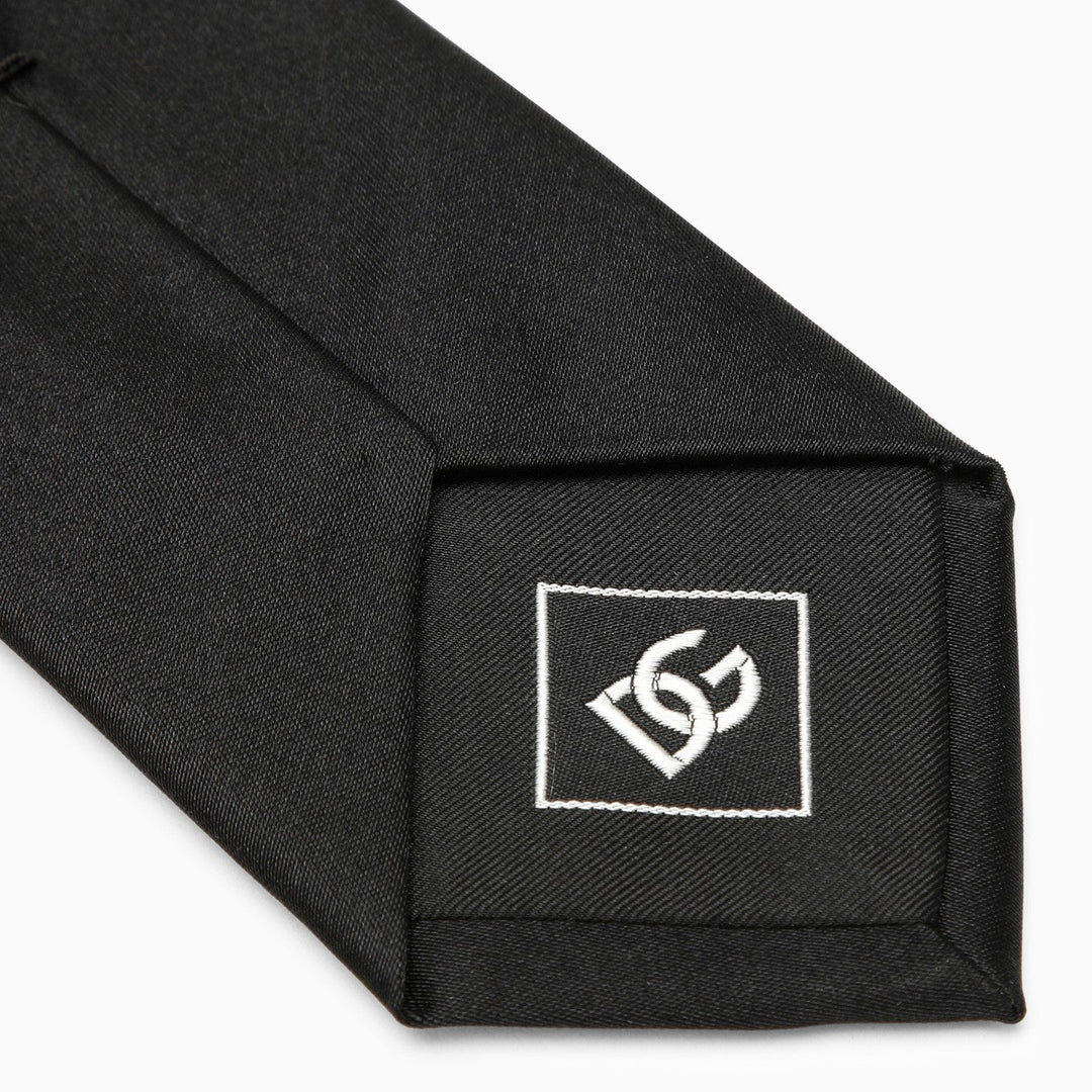 Dolce &amp; Gabbana Black Silk Tie