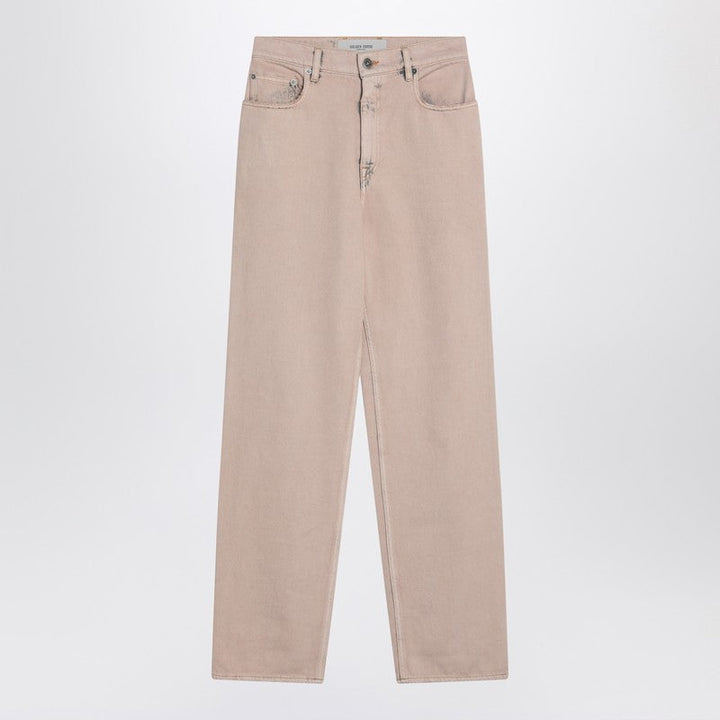 Golden Goose Dyed-Effect Pink Denim Jeans Women