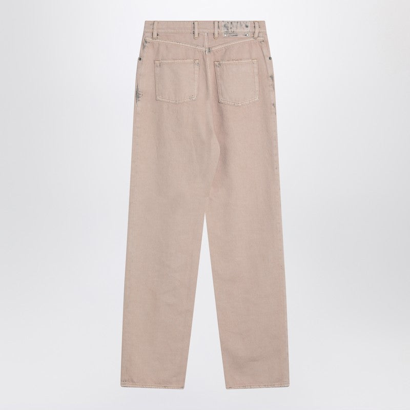 Golden Goose Dyed-Effect Pink Denim Jeans Women