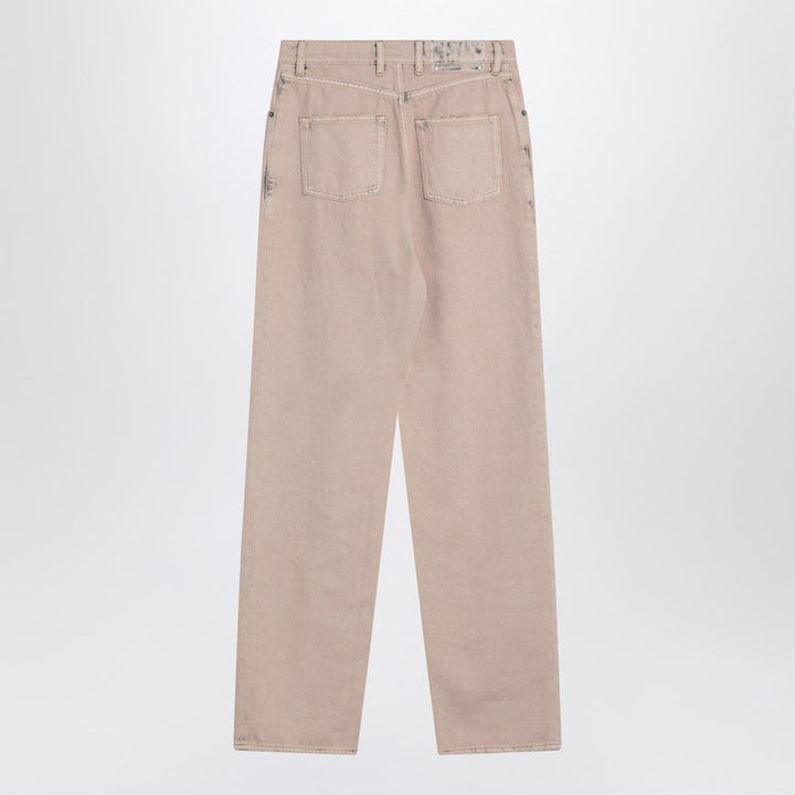 Golden Goose Dyed-Effect Pink Denim Jeans Women