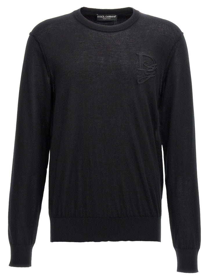Dolce &amp; Gabbana Men Logo Embroidery Sweater