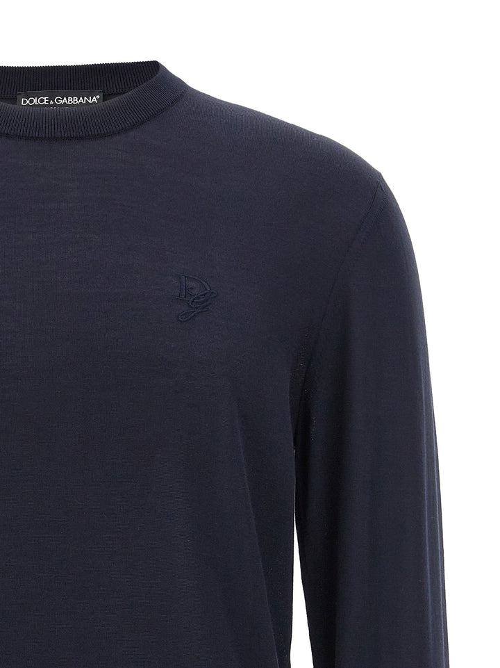 Dolce & Gabbana Men Logo Embroidery Sweater