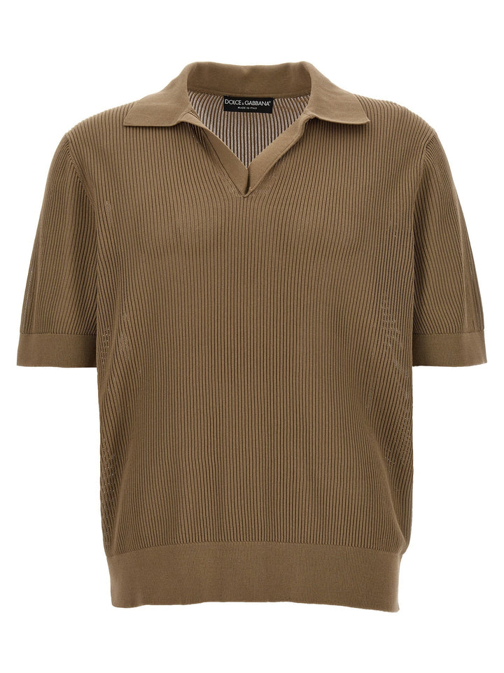 Dolce &amp; Gabbana Knitted Polo Shirt