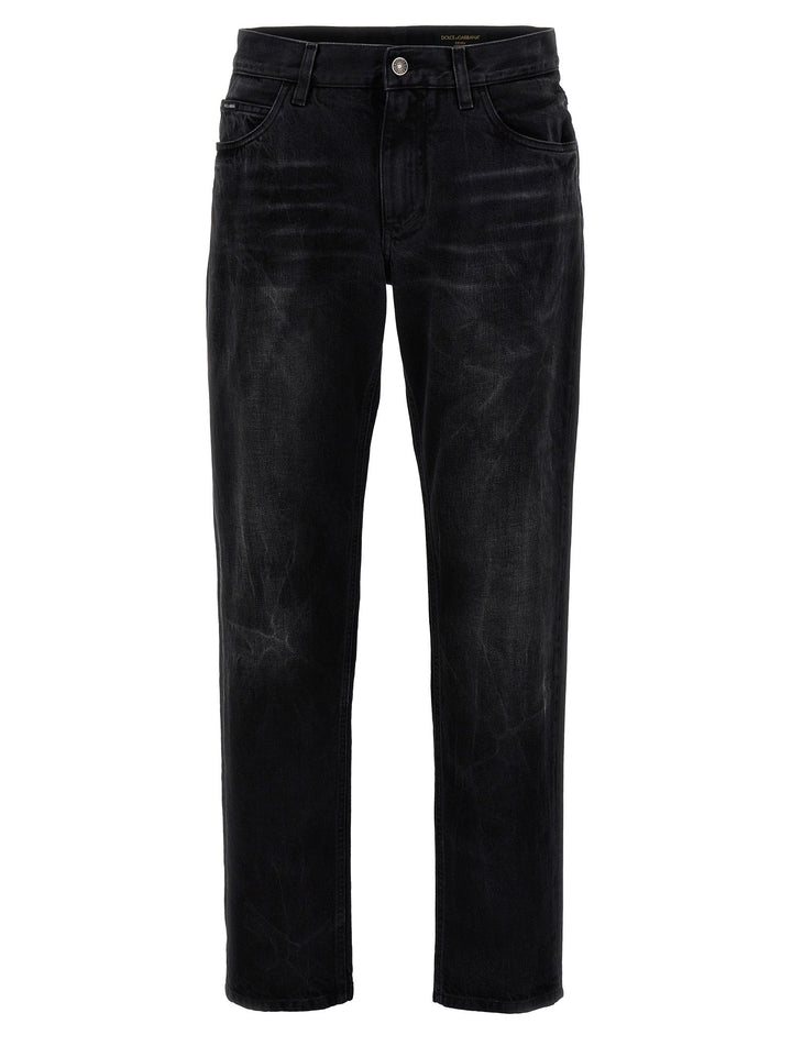 Dolce &amp; Gabbana Logo Plaque Jeans