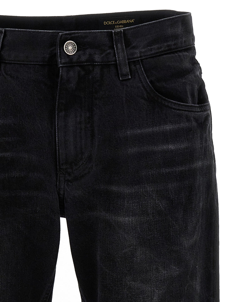Dolce &amp; Gabbana Logo Plaque Jeans
