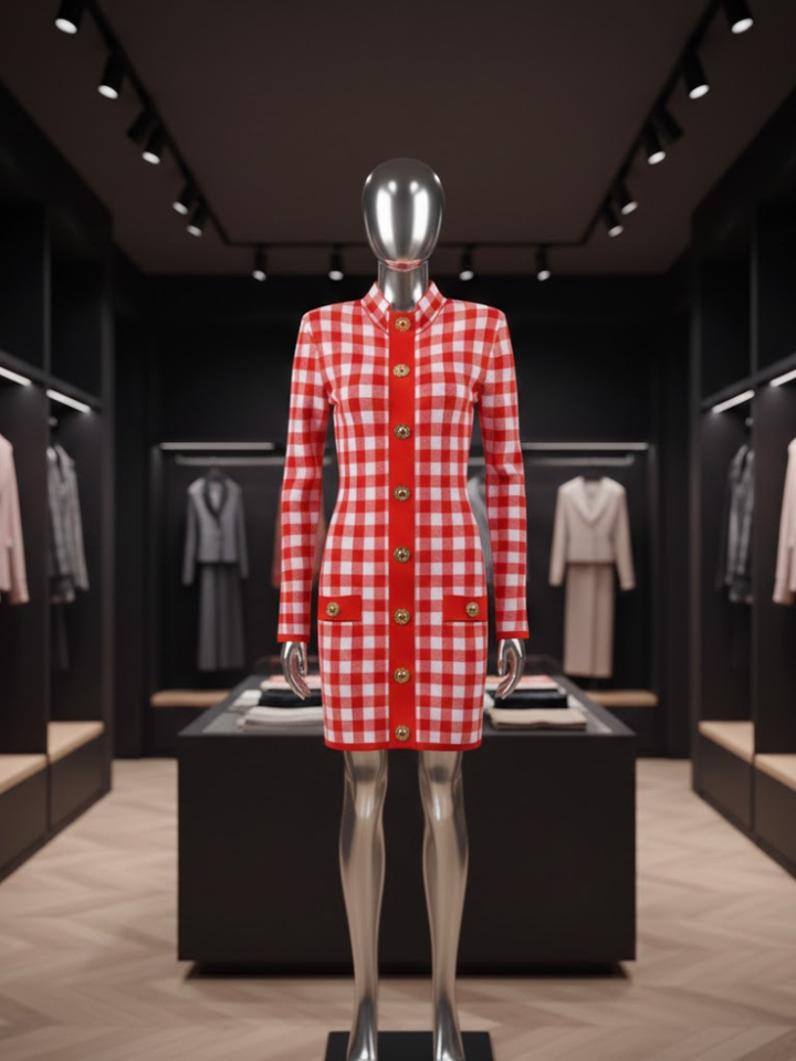 Gingham Chic Knit • UPPER EAST New Collection BYMANYC ® New York