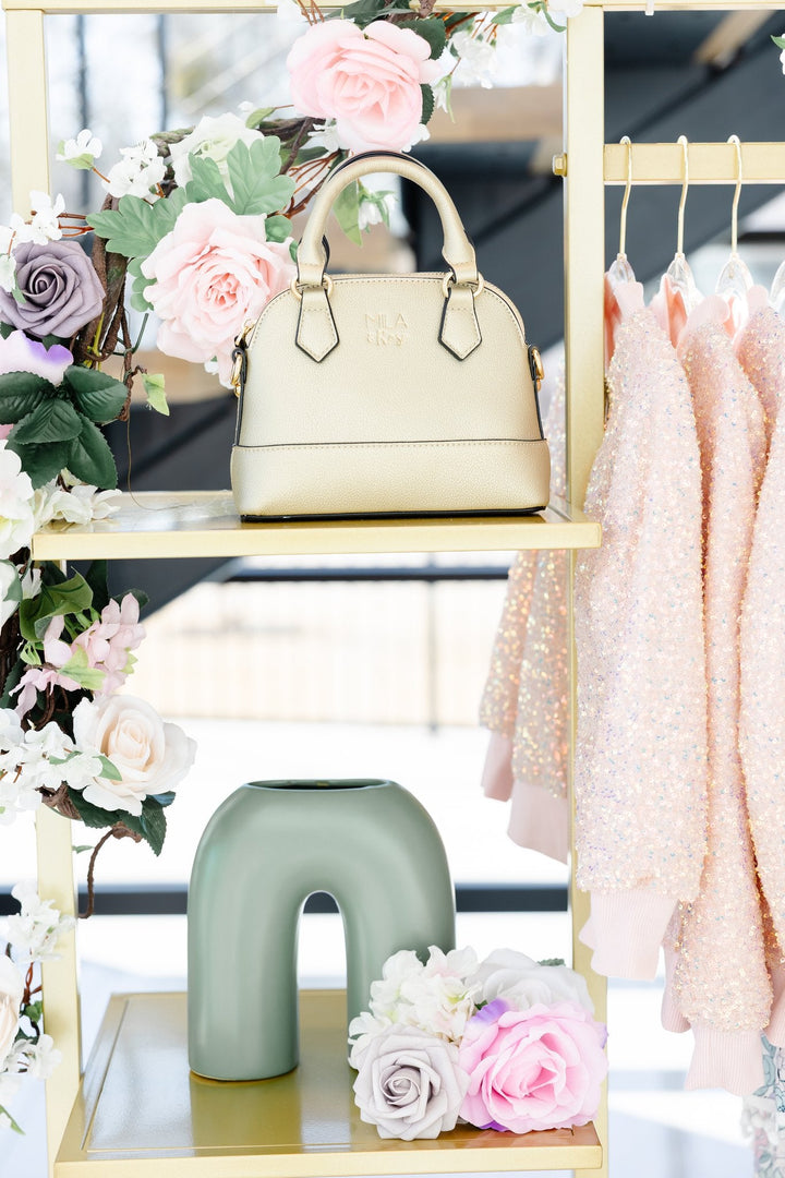 SALE Gold Metallic Girl&