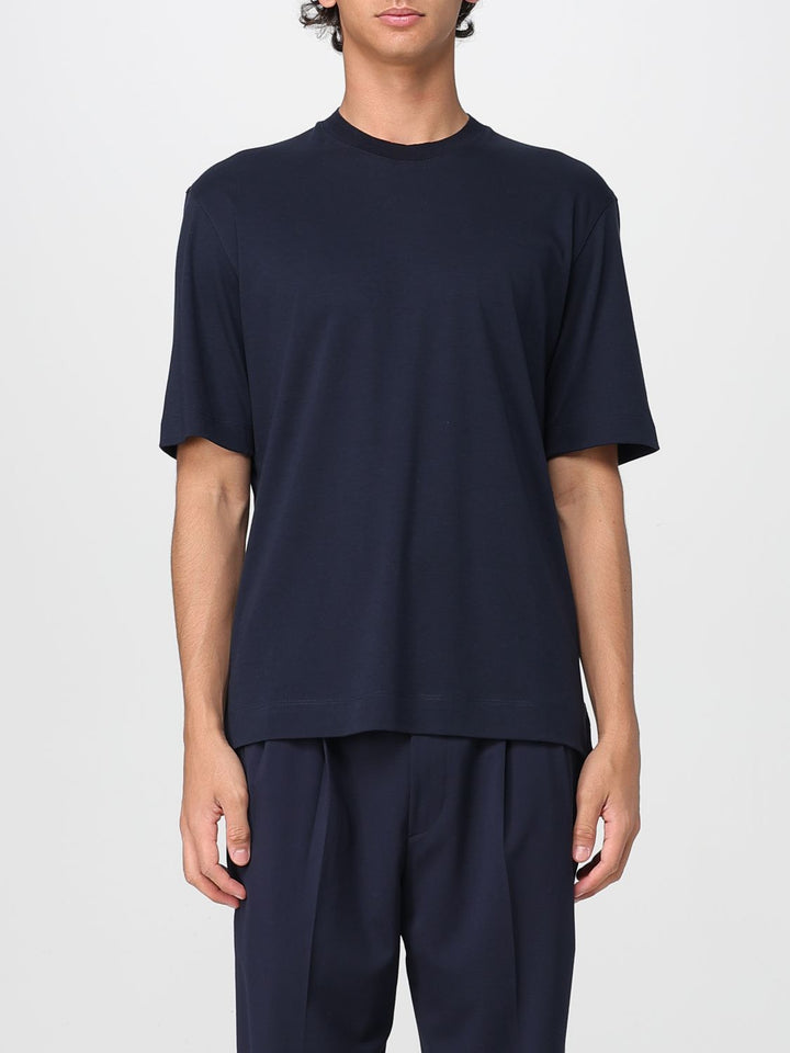 Zegna T-Shirt Men Blue