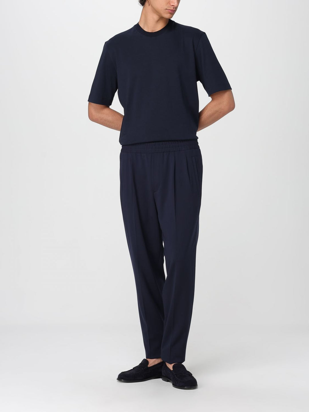 Zegna T-Shirt Men Blue
